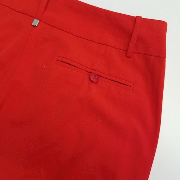 Trina Turk Studded Red Straight Leg Pants - Picture 6 of 8